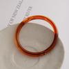 Retro Acrylic Circle Bracelet & Earrings: Elegant, Simple, Cold Style