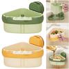2 In 1 Sink Strainer Basket Suction Cup Kitchen Garbage Filter Triangle Fruit Washing Filter Rack Kitchen Accessories Home Storage