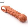 Reusable condom for sexual pleasure hard rough Big 3D Dottet Ribs condom Penis Sleeve Extender for Men Delay Ejaculation