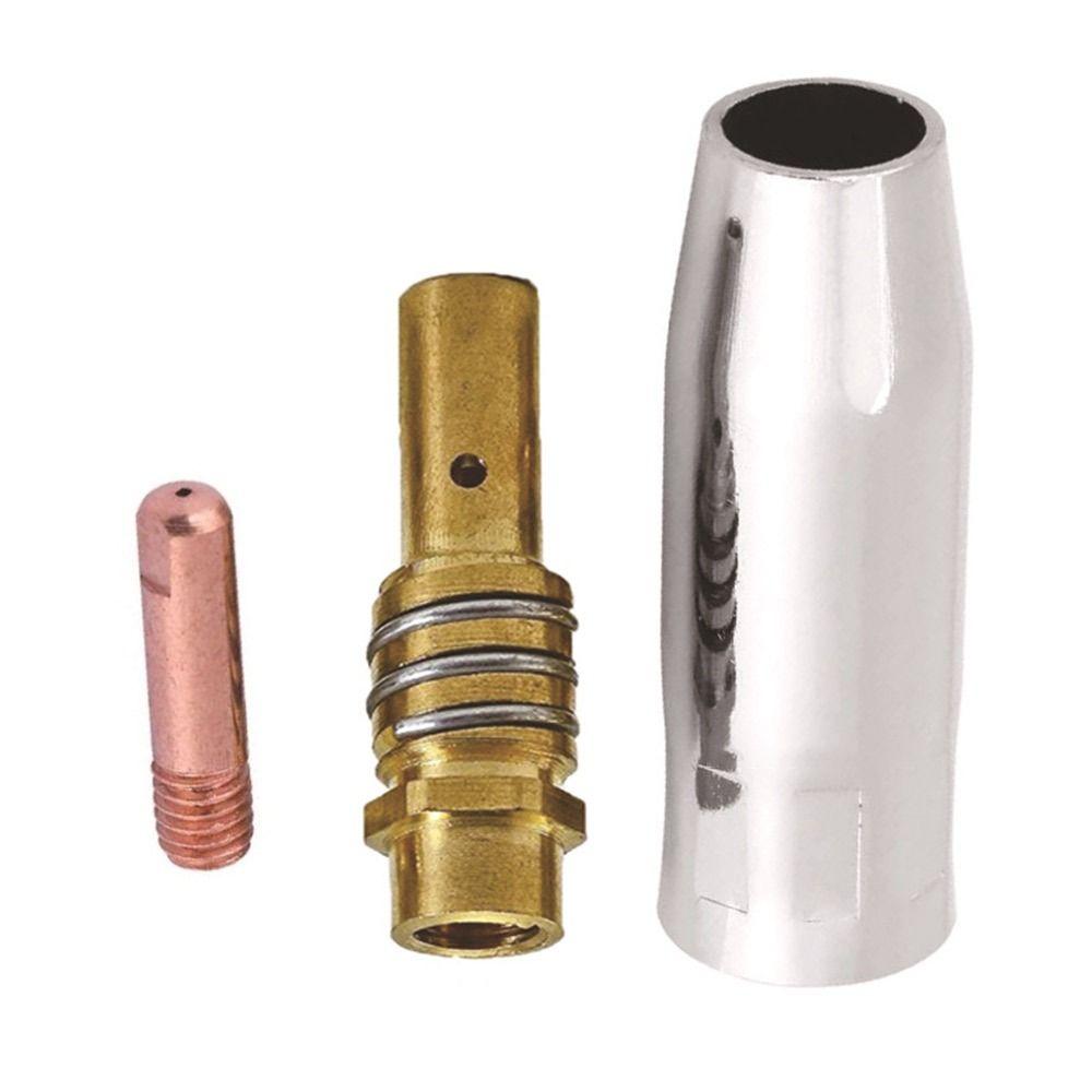 14PCS Connecting Rod Welding Nozzle Kit Conductive Contact Tips  Tool Accessories