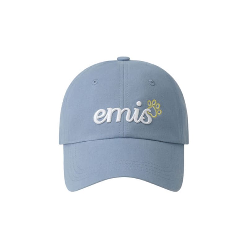 

EMIS LETTERING LOGO BALL CAP-BLUE BLUE