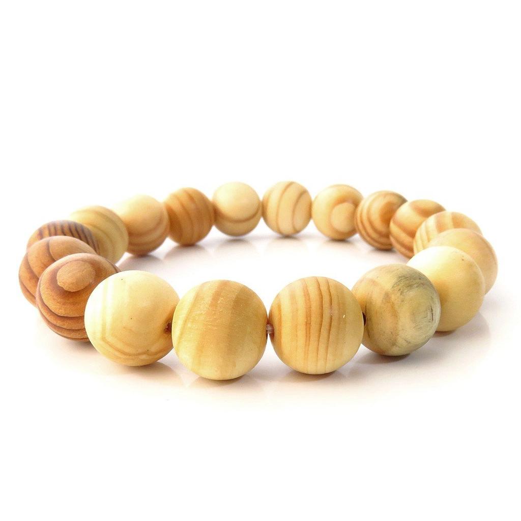 Koya Dağı Rikuboku Ahşap Dünya Budist Duası Doğal Güç Taşı [ALTIN TAŞ] Bileklik, 13mm, Kutu, Miras, Boncuklar, Taş,