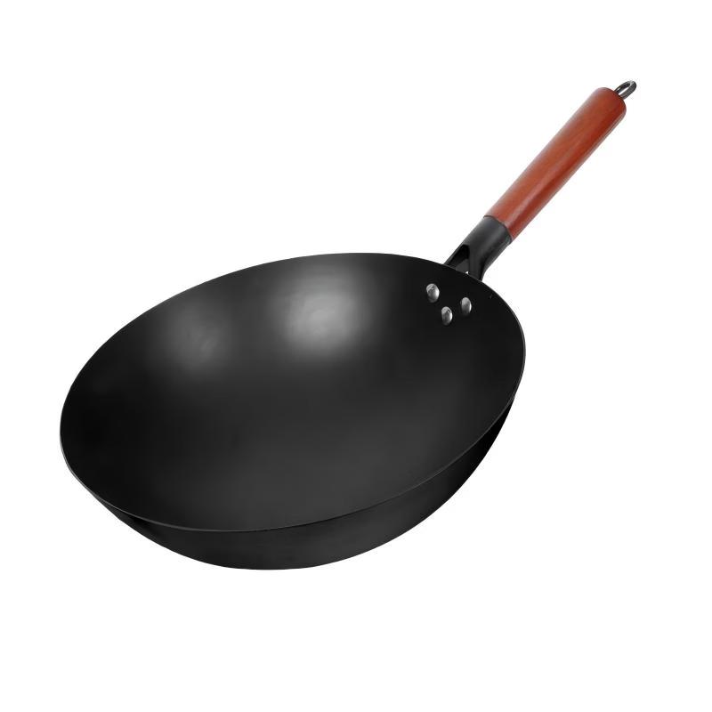 Wutuo Old-fashioned Cast Iron Wok