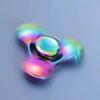 Colorful Rainbow UFO Metal Fidget Spinner | EDC Handheld Finger Toy for Focus & Anxiety Relief | Portable Desk Spinning Top Gift