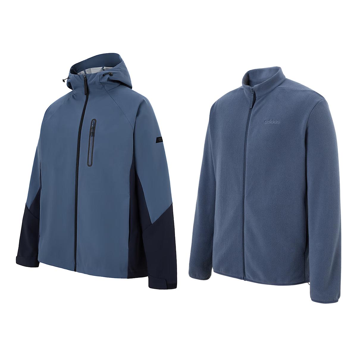 

Adidas Jackets Men s Blue Hooded Moderate Other KF9387 2XL