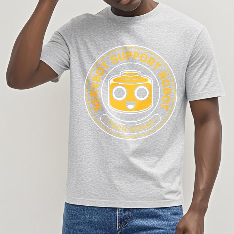 Cool Man Summer tshirt Servbot Support Robot Tron Bonne Short Sleeve Comfortable Round Neck Teenagers Tee Shirt Teeshirt Male
