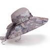 Bow Big Eaves Bucket Hat Women's Summer Sunscreen Hat Breathable Elegant Beach Sun Hat