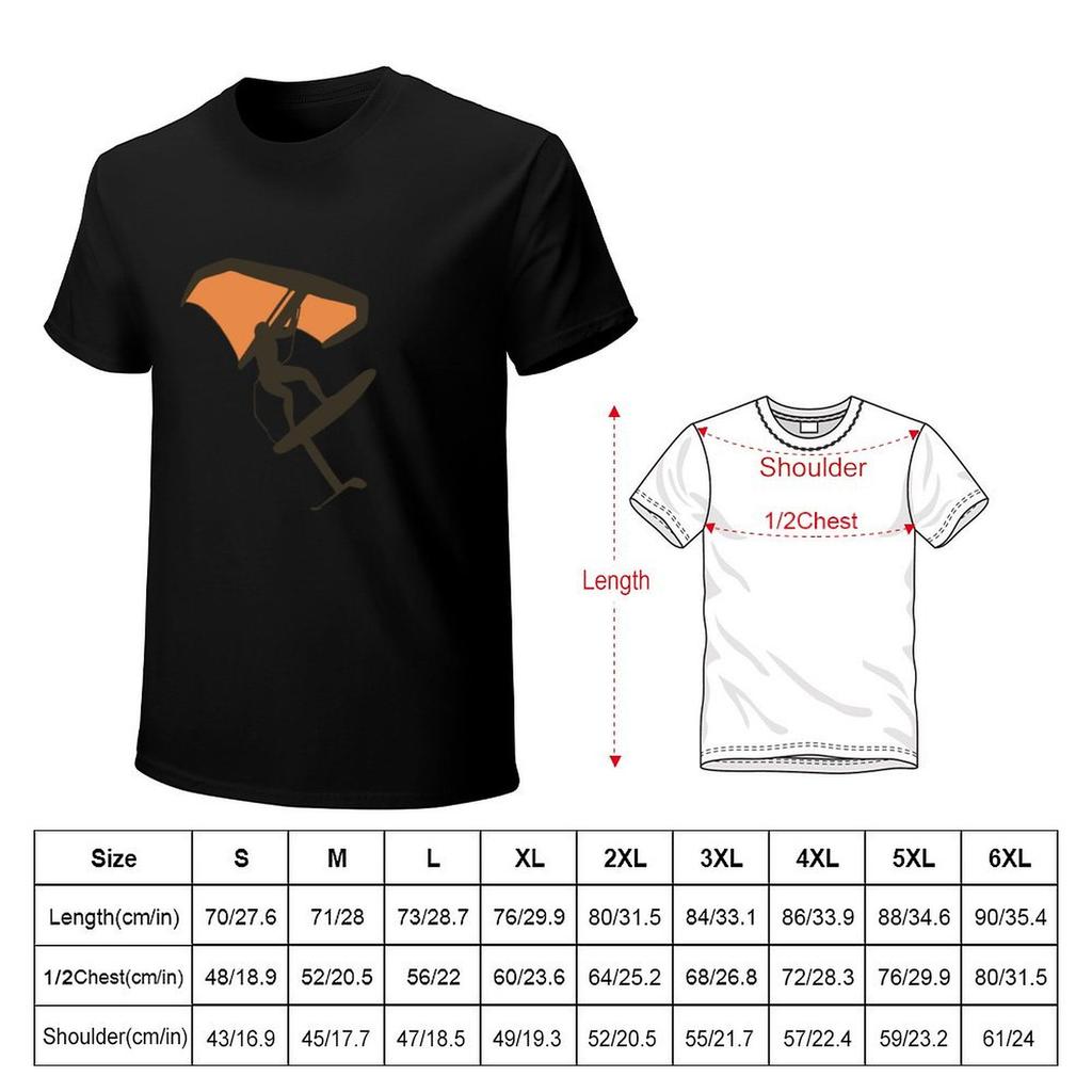 Wingfoil wingfoiler salto sport acquatico T-shirt felpa Blusa lusso designer estetica abbigliamento camicie anime uomo