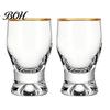 Verres à boire classiques incurvés Mini verre snifter avec base lestée ergonomique, Verres de dégustation transparents, Verres élégants pour fête, Confortable