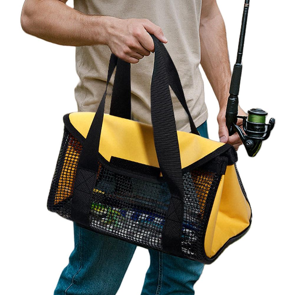 PVC Lure Bait Storage Breathable Fishing Tackle Bag Lightweight Fishing Tackle Storage Fishing Gear Accessories China Mainland
