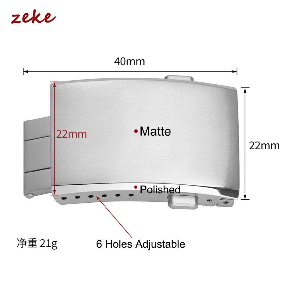 16mm 18mm 20mm 22mm Watch Clasp Folding Buckle Solid Stainless Steel Deployment Clasp Silver Watch Buckle Watch Band Accessories