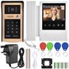 4.3 Inch Color LCD Touch Video Camera Doorbell Intercom Entry System