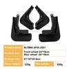 Nissan Altima 2019-2021 Mud Flaps for Foreign Trade