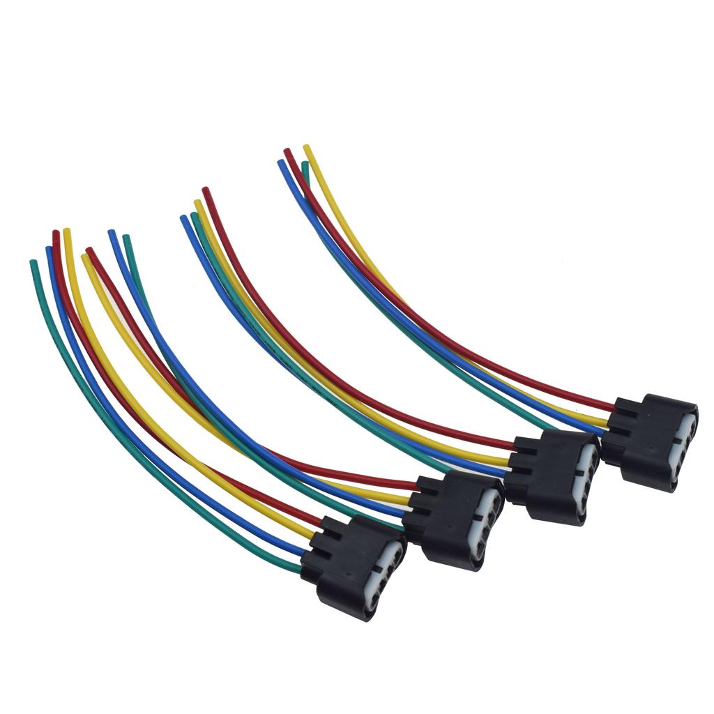 Ignition Coil Female Connector Plug Harness Cable Wire 4 Pins For Toyota Lexus Scion Pontiac Chevrolet 2AZFE 1ZZFE 90980-11885