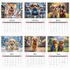 2026 Dog Calendar: 12-Month Cross-Border English Wall Calendar Collection
