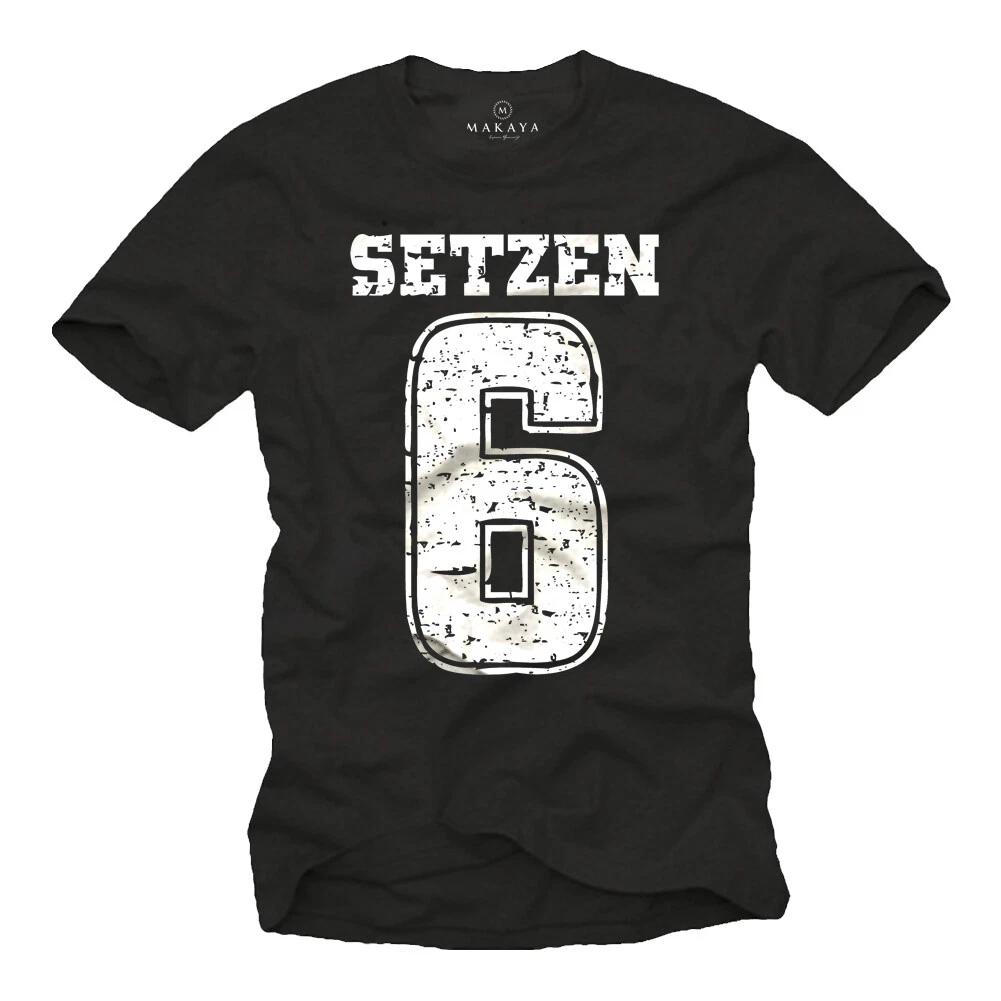 Funny Mens T-Shirt with Set 6 Sayings for Students - Men Nerd Shirt- M