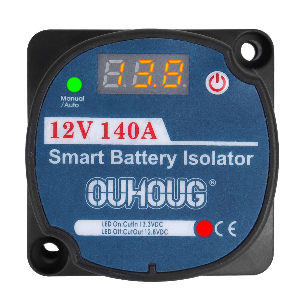 Updated Digital Led Voltage Sensitive Relay 12v 140a  Split Charge Vsr Campers Van