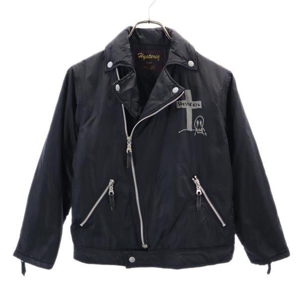 

HYSTERIC Дизайн в стиле райдера Куртка с утеплителем 140 см черный Детская Б/У