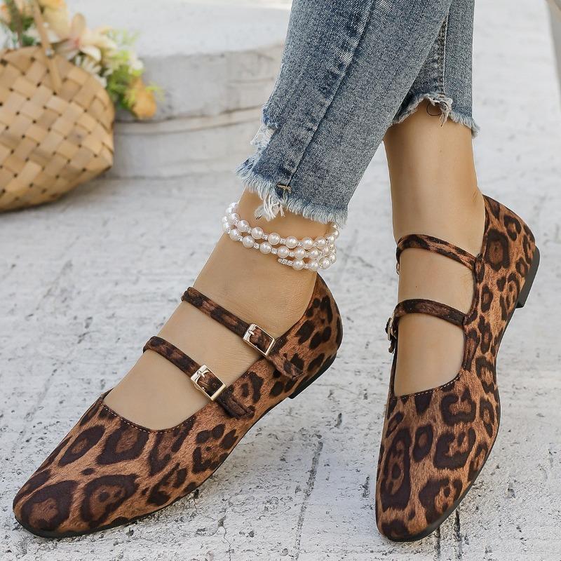 Spring and Autumn's New Casual Single Shoes for Women with Soft Soles and Shallow Openings