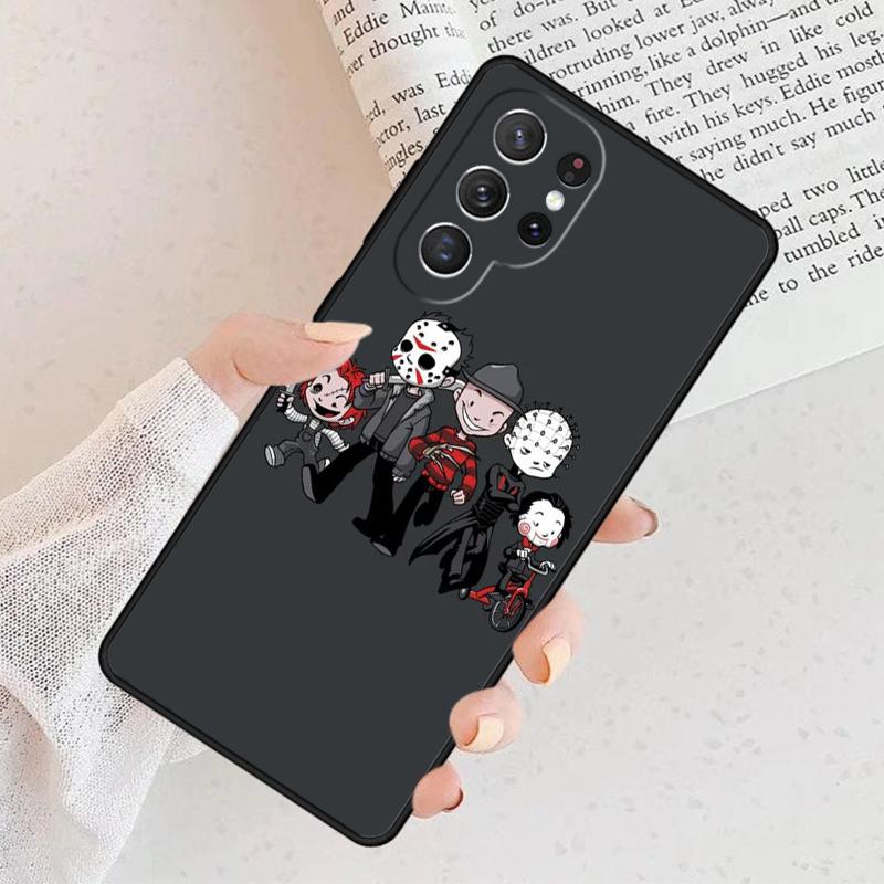 Jigsaw Saw Phone Case For Samsung Galaxy S25 S23 S30 S8 S21 S20 FE S24 S22 Note 10 20 S8 Plus lite Ultra