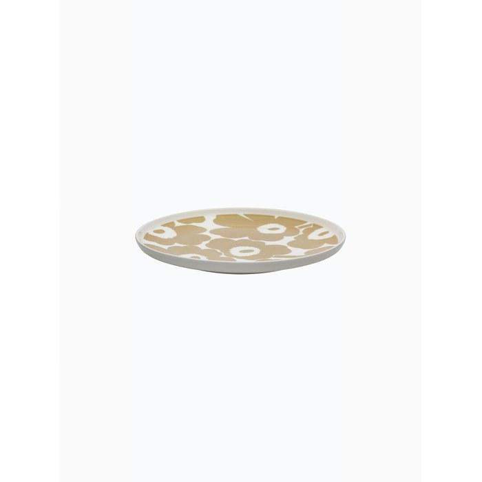 Marimekko Unikko Plate 25cm Beige X White