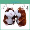 Hamster Falante Fofo Bichinho de Pelúcia Brinquedo Infantil Gravação de Som | 15/18cm
