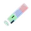 Colorful LED Backlit Keyboard and Mouse Combo Gaming Wired Keyboard USB Keyboards with Gaming Mouse White