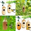1 Pc Hummingbird House for Outside Hanging & Nesting, Wooden Birdhouse