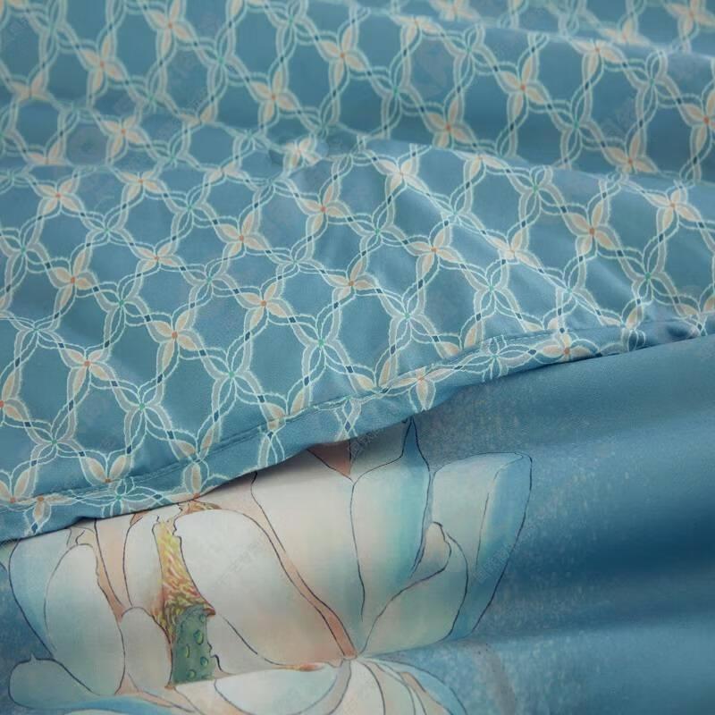 Mengjie Soft Printed All-Season Quilt Set with Pillow Inserts