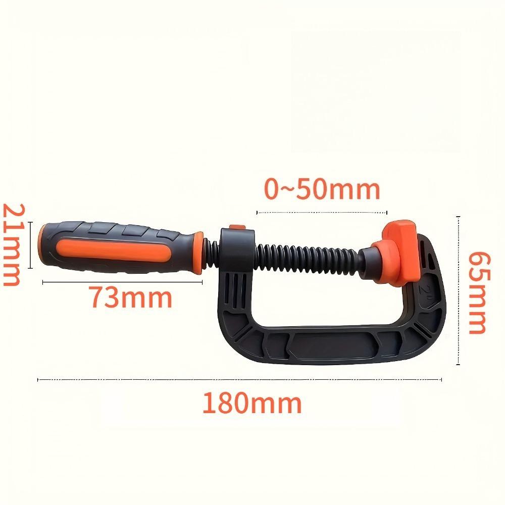 Heavy Duty Spring Clamps Reinforced Durable Fixed Strong Clamping Jaw Clip for Wood Working Clamps Woodworking Tools Accessories