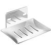 Stainless Steel No-Drill Wall-Mounted Soap Holder with Drip Tray