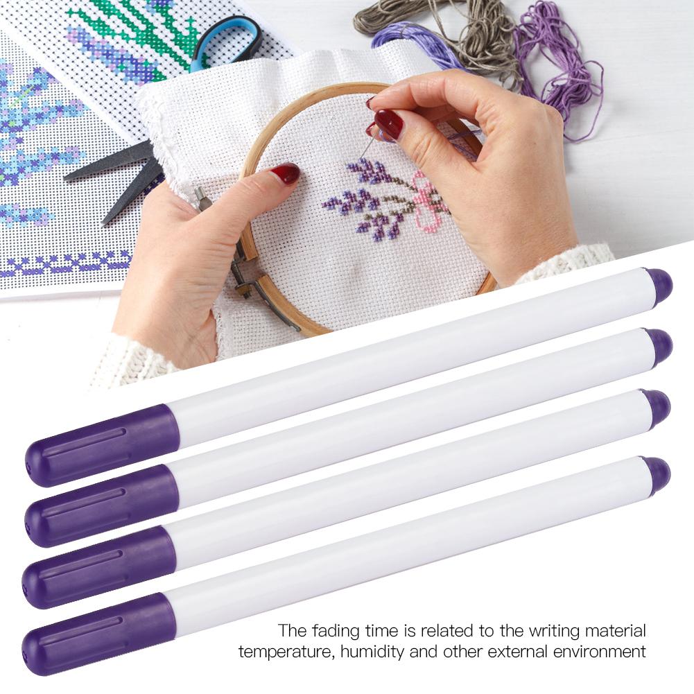10pcs Water Soluble Erasable Pen Fabric Marker Pens Tailoring Tool Accessories