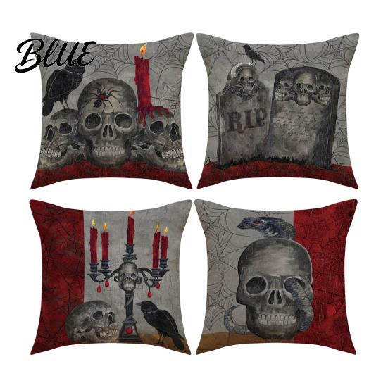 Spooky Theme Home Ornaments Halloween Ghost Cushion Cover