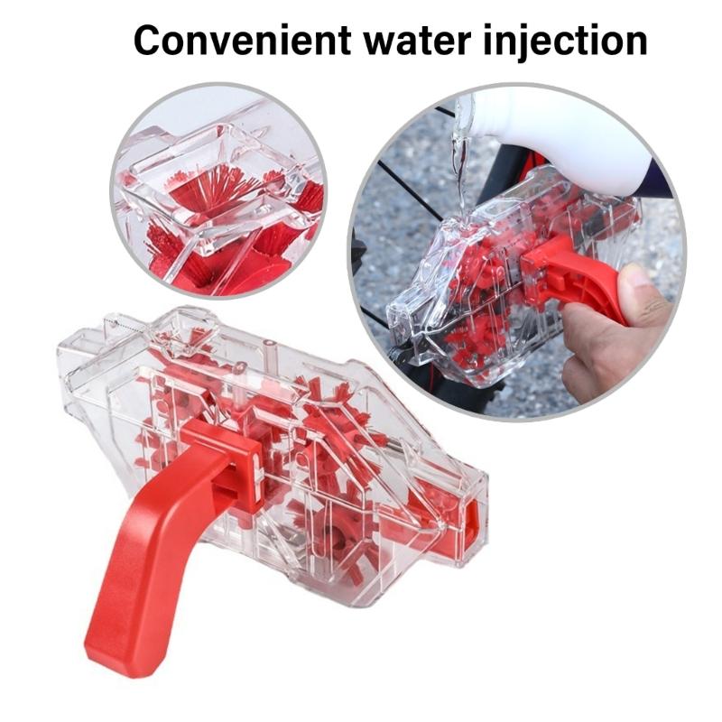Road Bike Chain Cleaner Brush Bicycles Chain Cleaning Tool Professional Chain Scrubber Bike Maintenance Tool Easily Use