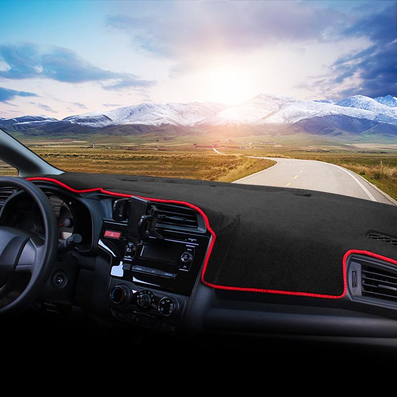 Für Honda Fit Jazz GK5 2014 2015 2016 2017 2018 2019 Auto-Armaturenbrett-Abdeckung, Sonnenschutz, Anti-UV-Teppiche, rutschfeste Matten