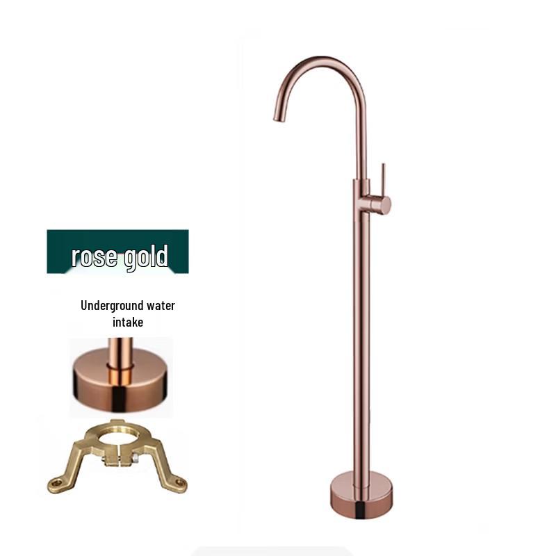 TLXT Concealed Wall-Mounted Brass Bathroom Faucet