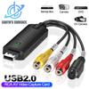 USB2.0 Audio Video Capture Card Adapter USB 2.0 To RCA VHS TV DVD VCR Video Capture VHS To Digital Converter for Mac PC TV DVD