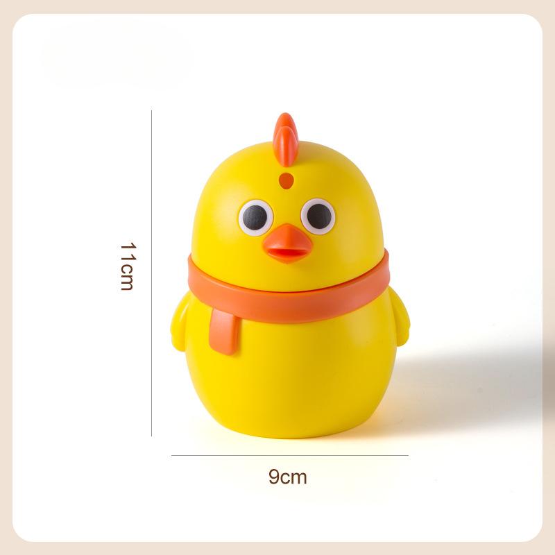 Home Automatic Pressing Toothpick Bottle Creative Cartoon Automatic Pop-up Toothpick Tube Cute Chicken Toothpick Can Ornament