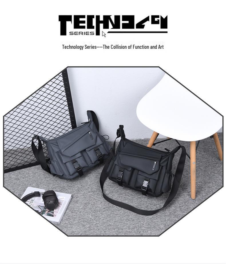 Trendy Men's & Women's High-End Workwear Crossbody Bag with Large Capacity and Unique Style
