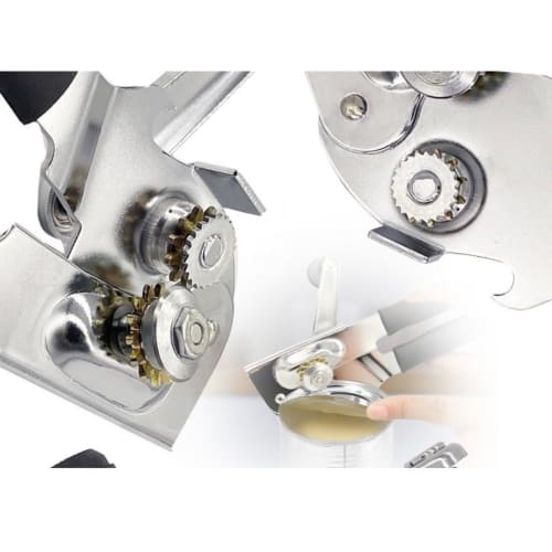 NexPon Commercial Can Opener, Manual, Heavy-Duty, Hand-Crank Can Opener, Large Can Opener, Easy To Open Large Cans, Swing Grip Design, Comfortable Cra