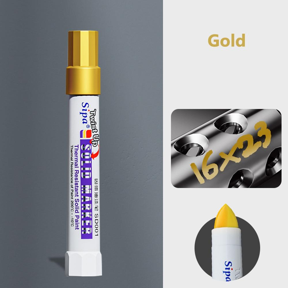 High Temperature Resistant Paint Pen Solid Art Painting Pen Wood Plastic Glass Stone Painting