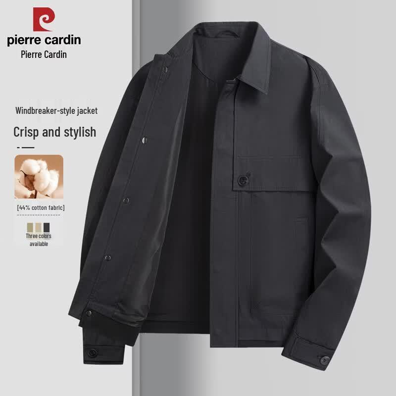 Pierre Cardin Men s Cotton Blend Lapel Jacket 190