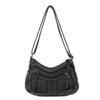 Women's Shoulder Bag Denim Tote Bag College Style Crossbody Bag