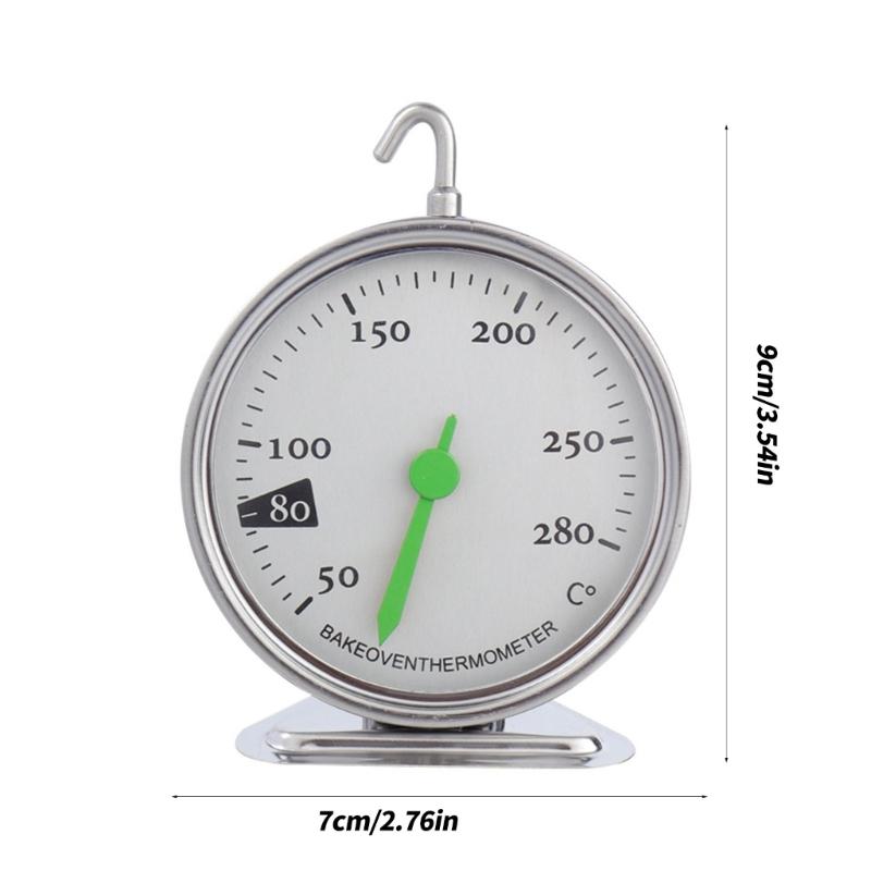 652F High Accuracy Oven Temperature Gauges Heat Resistant Steel Kitchen Instrument