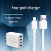 Universal Multi-Port USB Charger for Fast Charging: Compatible with Android, Huawei, Xiaomi, Vivo, and Oppo Devices.