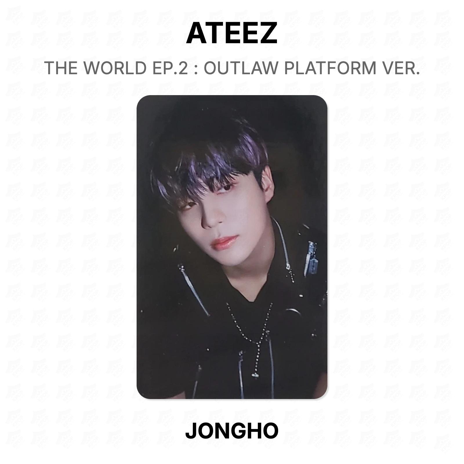 ATEEZ МИР EP.2 : ПЛАТФОРМА БАНДИТА ВЕР. Официальная фотокарта JONGHO 03