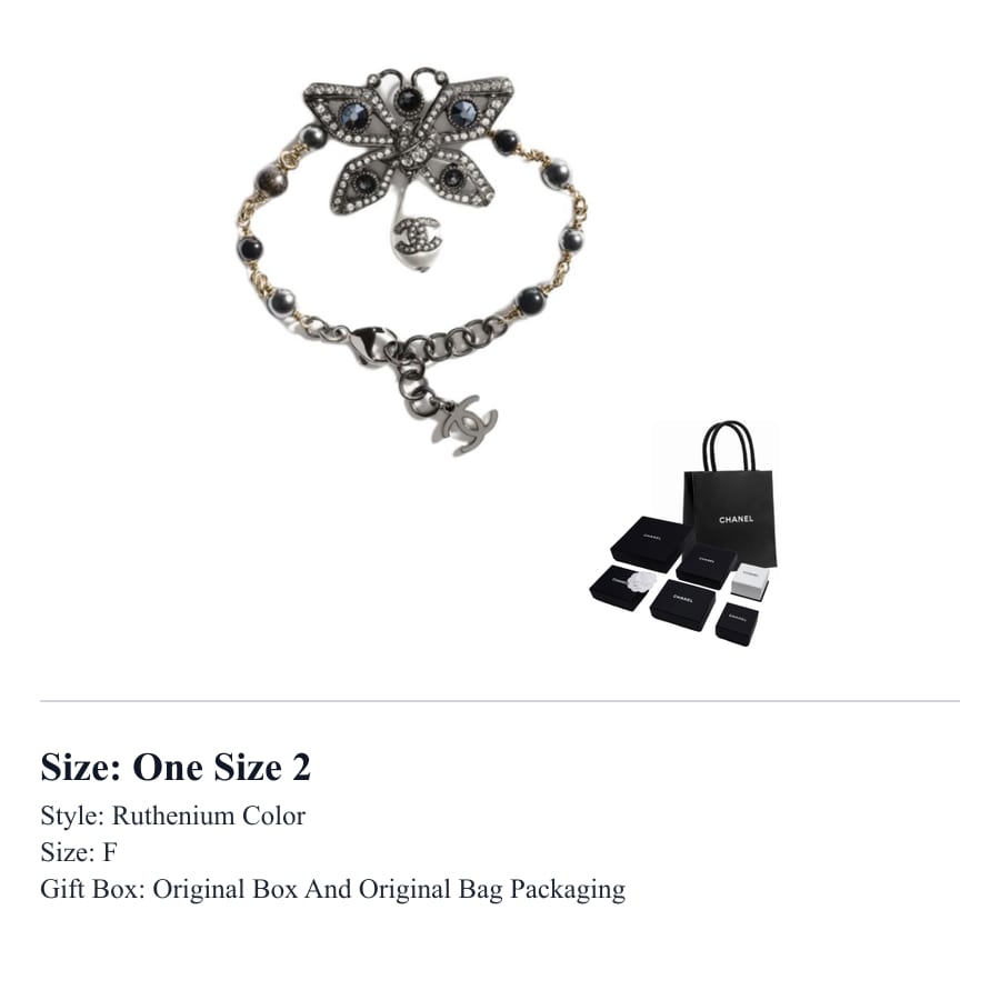 CHANEL Metal Bracelets Women's Ruthenium ABG141-B21264-U2328