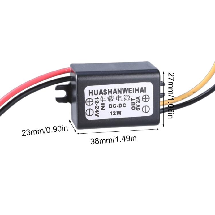 Voltages Regulator DC12-24V To 6V1A/2A/3A Voltages Step Down Adapter Module