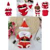 Adorable Red Christmas Santa Claus Pet Costume Outfit For Dogs And Cats With Hat And Cape