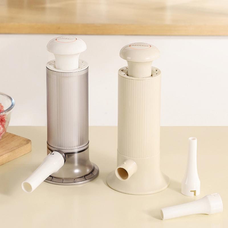 Nadziewarka do kiełbasy Pozioma Maszynka do kiełbasy zestaw Domowe Kuchenne Narzędzie do robienia kiełbasy Mięsnej Nadziewarka do kiełbasy